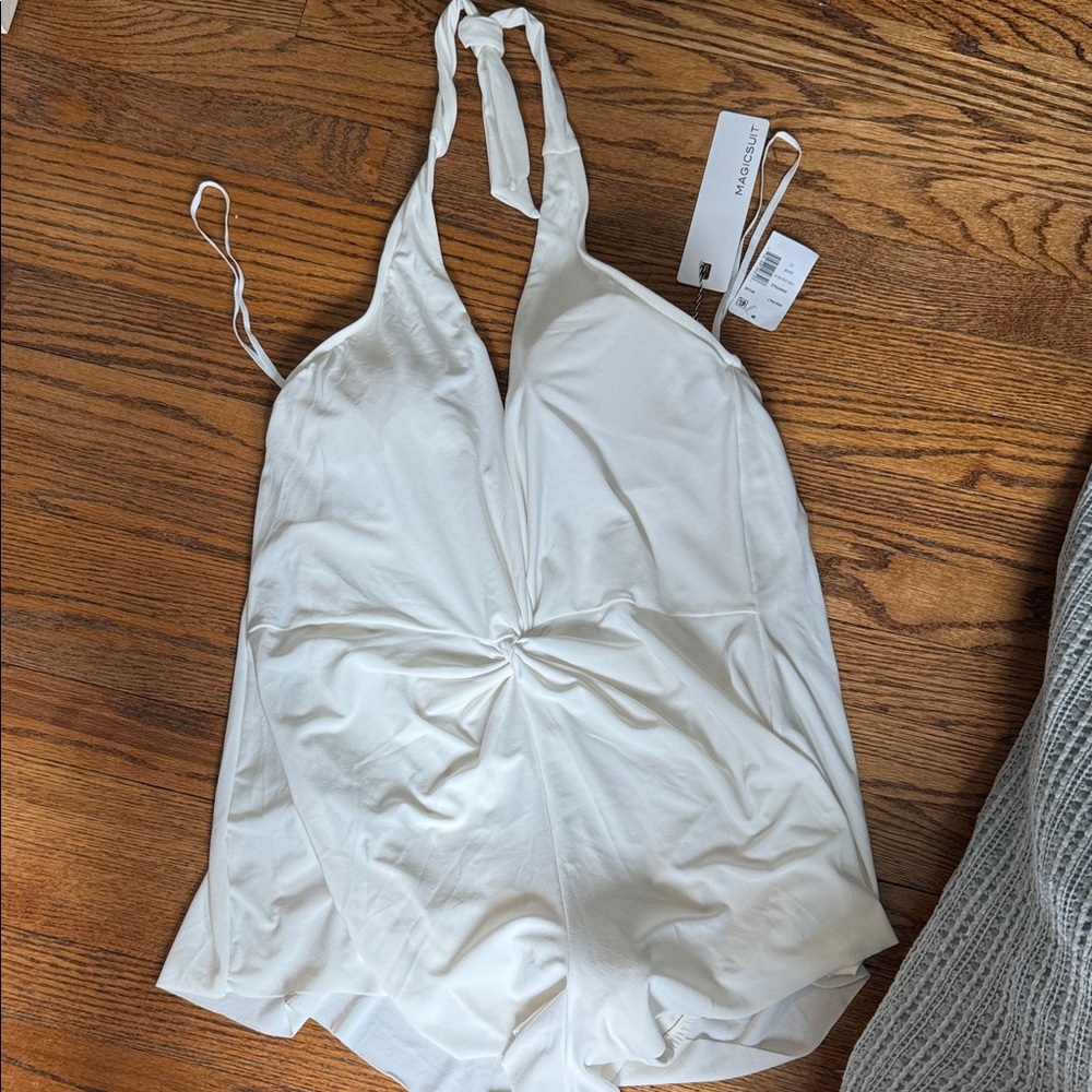Magicsuit Ivory Halter Neck Outfit